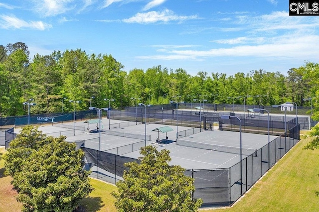 20 Belfast Ct, North Augusta, SC 29860 - view of tennis court