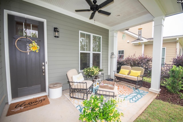 221 Coldwater Xing, Lexington, SC 29072 - view of patio with a ceiling fan