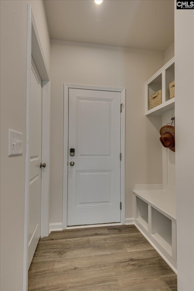 182 Scruple Way, North Augusta, SC 29860 - mudroom featuring wood finished floors