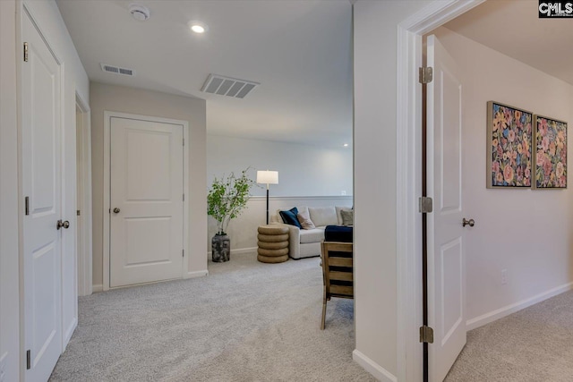 182 Scruple Way, North Augusta, SC 29860 - hallway featuring carpet and recessed lighting
