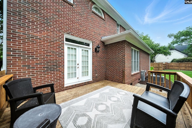 100 Morning Echo Dr, Columbia, SC 29229 - deck featuring french doors
