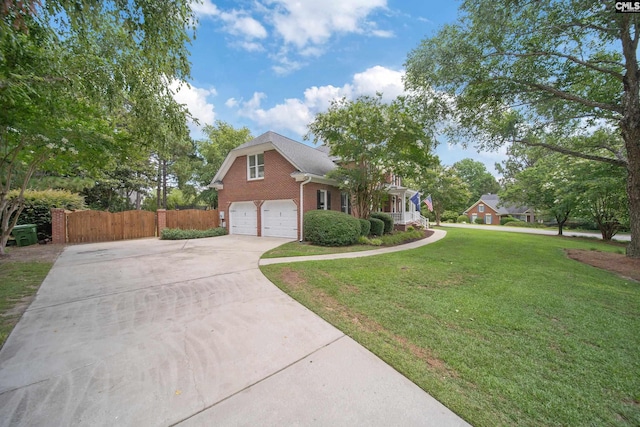 100 Morning Echo Dr, Columbia, SC 29229 - view of front facade with brick siding, driveway, and an attached garage