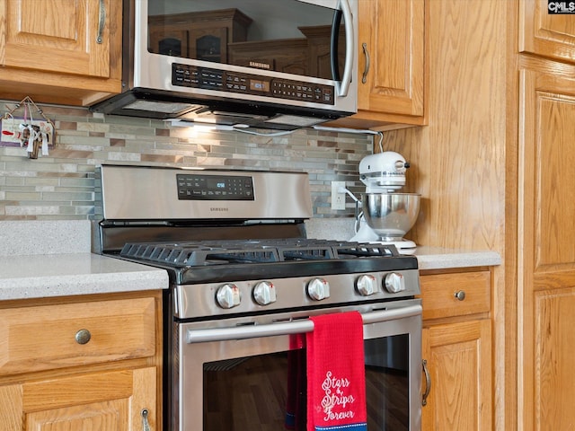 887 Living Waters, Great Falls, SC 29055 - kitchen featuring appliances with stainless steel finishes and backsplash