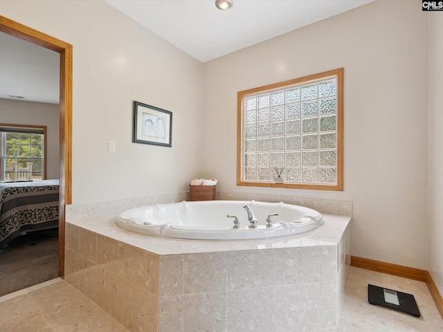 887 Living Waters, Great Falls, SC 29055 - full bathroom with a bath, ensuite bath, and tile patterned flooring