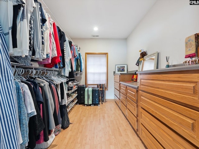 887 Living Waters, Great Falls, SC 29055 - spacious closet featuring light wood-type flooring