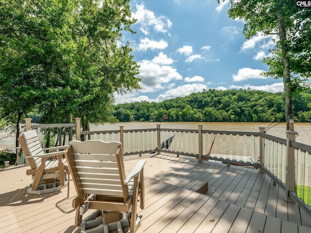 887 Living Waters, Great Falls, SC 29055 - view of wooden terrace