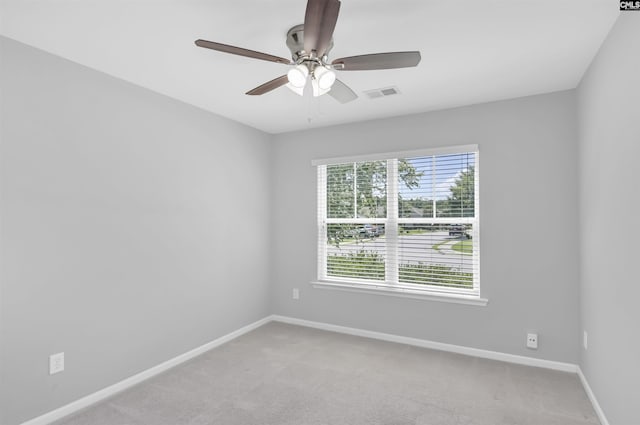 821 Burnview Ln, Chapin, SC 29036 - spare room featuring light carpet and a ceiling fan