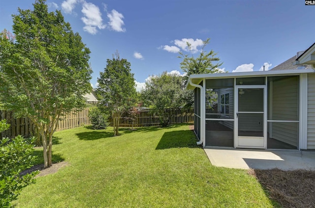 821 Burnview Ln, Chapin, SC 29036 - fenced backyard with a sunroom