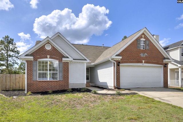 103 Faircrest Way, Columbia, SC 29229 - traditional-style house featuring brick siding, concrete driveway, and a garage