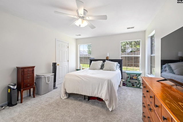 103 Faircrest Way, Columbia, SC 29229 - bedroom featuring light colored carpet and a ceiling fan