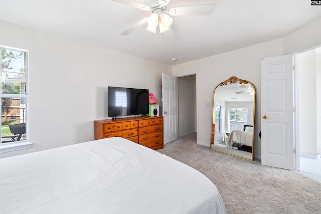 103 Faircrest Way, Columbia, SC 29229 - bedroom with light colored carpet and ceiling fan
