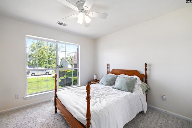 103 Faircrest Way, Columbia, SC 29229 - bedroom featuring carpet floors, multiple windows, and a ceiling fan