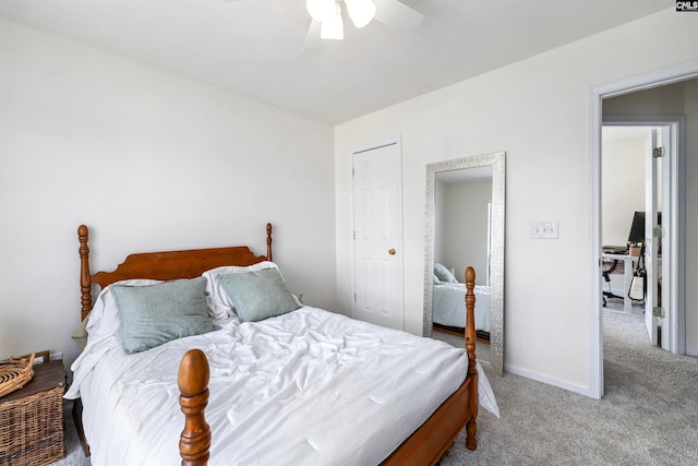 103 Faircrest Way, Columbia, SC 29229 - bedroom with carpet floors and a ceiling fan