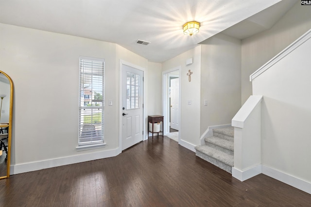 103 Faircrest Way, Columbia, SC 29229 - entryway with dark wood-style floors and stairs