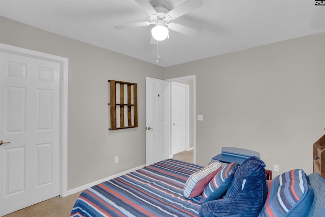 269 Creek Branch Dr, Lexington, SC 29072 - bedroom featuring carpet floors and ceiling fan