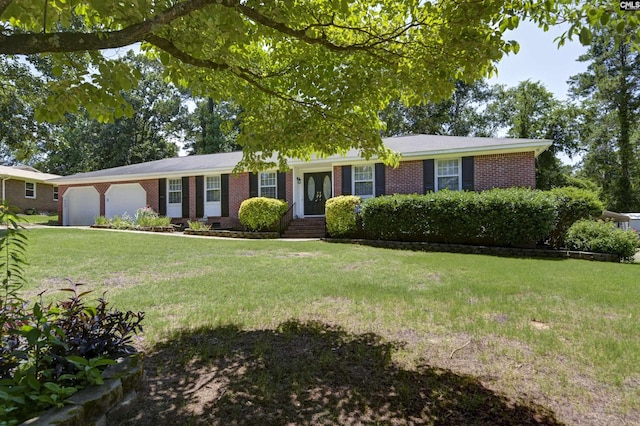136 Traylors Gate Cir, Irmo, SC 29063 - single story home featuring brick siding, a front yard, and an attached garage