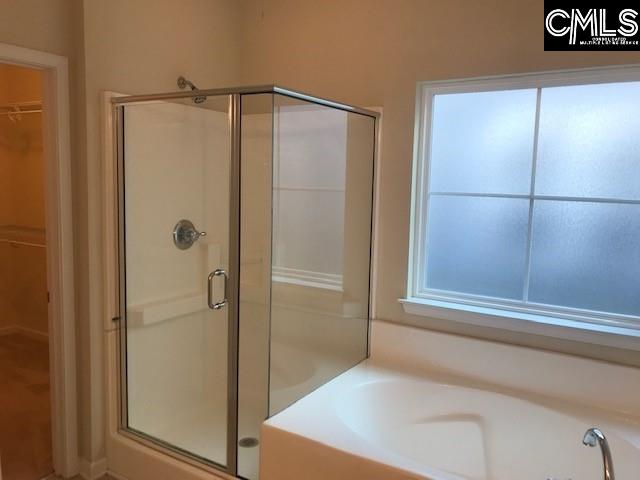 532 Slices Way, Chapin, SC 29036 - bathroom with a stall shower, a bath, and a walk in closet
