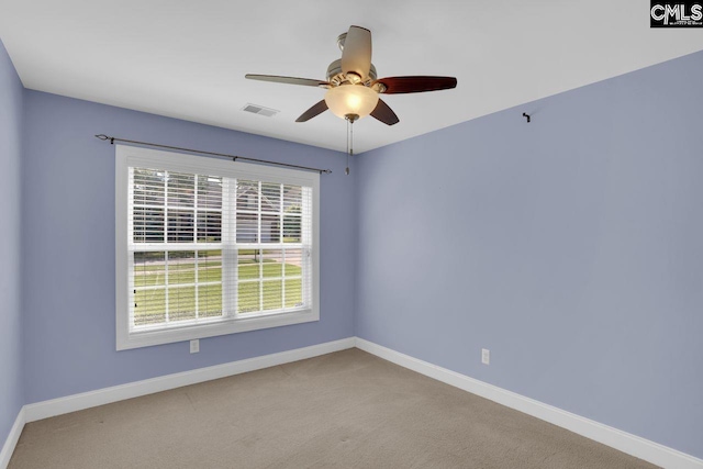 430 Plantation Pointe Dr, Elgin, SC 29045 - carpeted empty room with baseboards and a ceiling fan