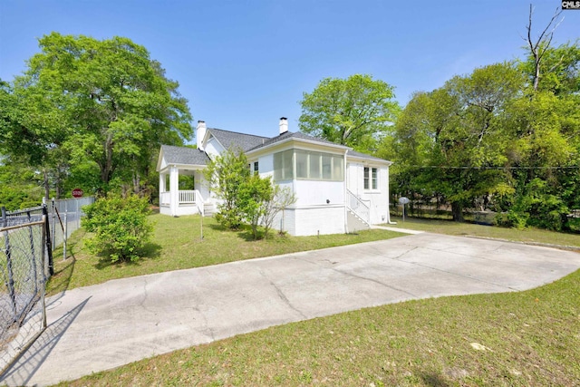 2500 Waites Rd, Columbia, SC 29204 - view of front of home featuring a chimney