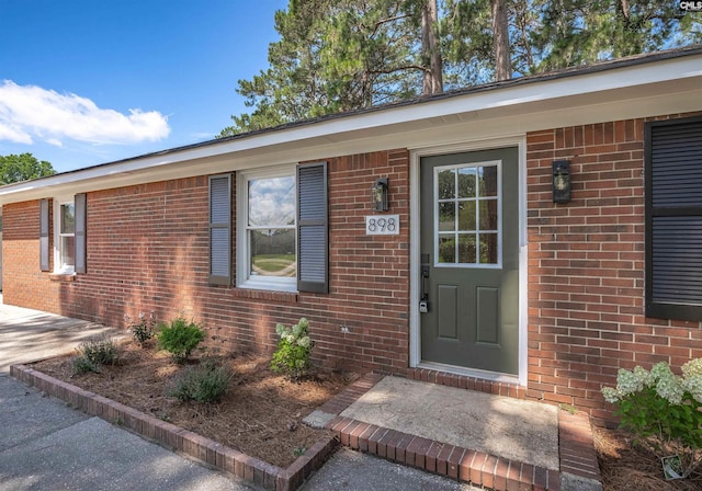 898 Perry Blvd, Sumter, SC 29154 - property entrance with brick siding