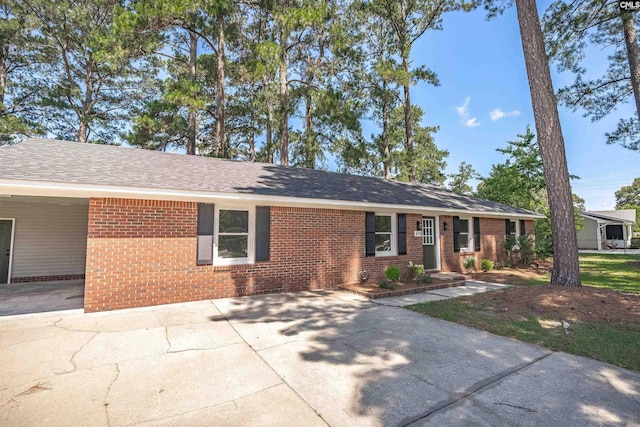 898 Perry Blvd, Sumter, SC 29154 - ranch-style house featuring brick siding and roof with shingles
