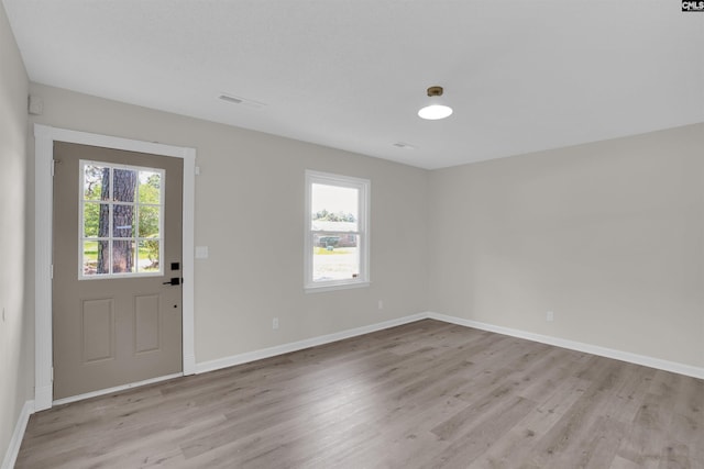 898 Perry Blvd, Sumter, SC 29154 - entrance foyer with light wood-style flooring