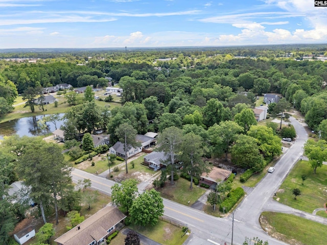 623 Hook Ave, West Columbia, SC 29169 - aerial overview of property's location with a large body of water and nearby suburban area