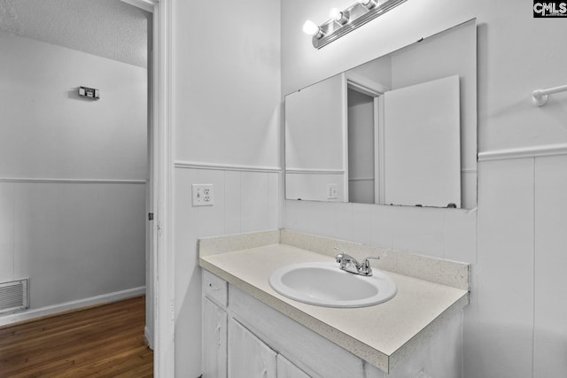 2017 Wellington Rd, Cayce, SC 29033 - bathroom with vanity and wood finished floors