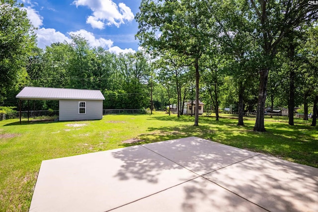 811 Rosedale Rd, West Columbia, SC 29170 - view of patio / terrace featuring an outbuilding
