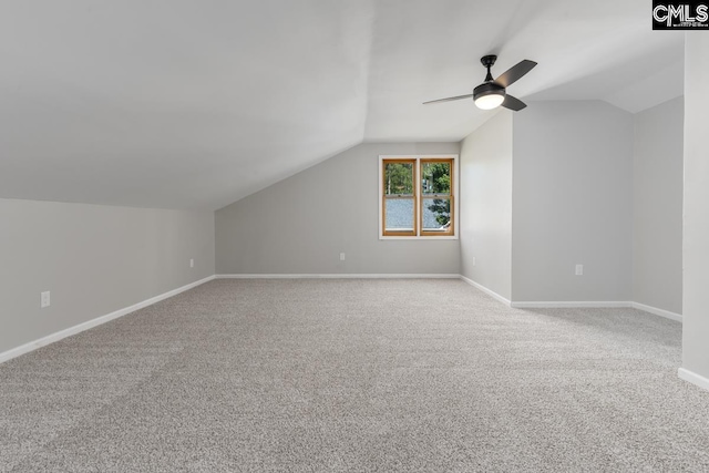 800 Valhalla Dr, Columbia, SC 29229 - bonus room with lofted ceiling, carpet flooring, and ceiling fan