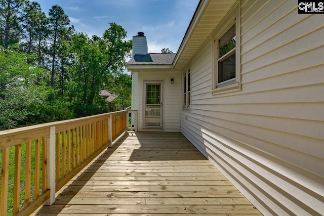 800 Valhalla Dr, Columbia, SC 29229 - view of wooden deck