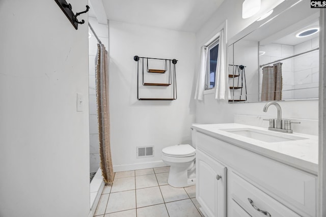 32 Nob Hill Rd, Columbia, SC 29210 - full bathroom with vanity, a stall shower, and tile patterned flooring