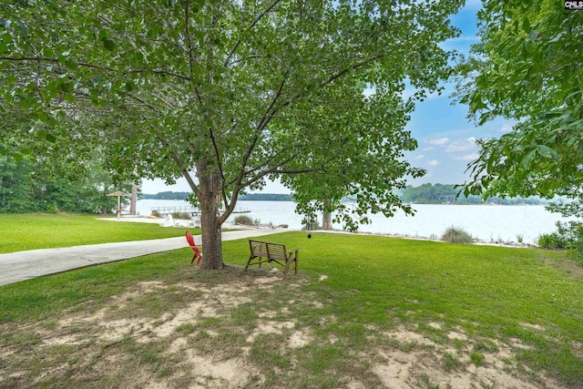 116 Laurel Rock Pt, Leesville, SC 29070 - view of green lawn with a water view