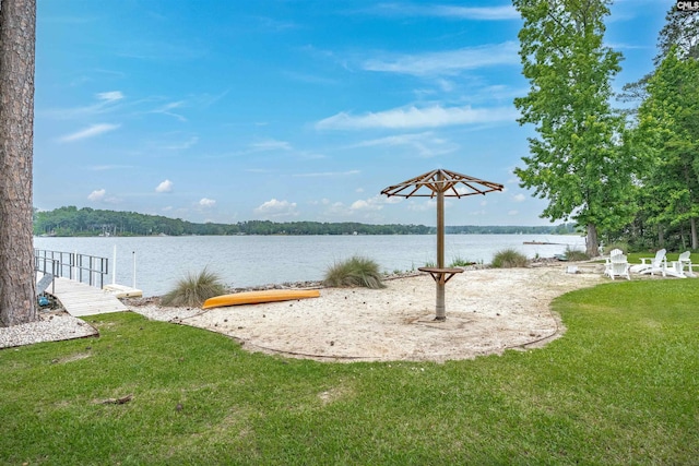 116 Laurel Rock Pt, Leesville, SC 29070 - water view featuring a dock