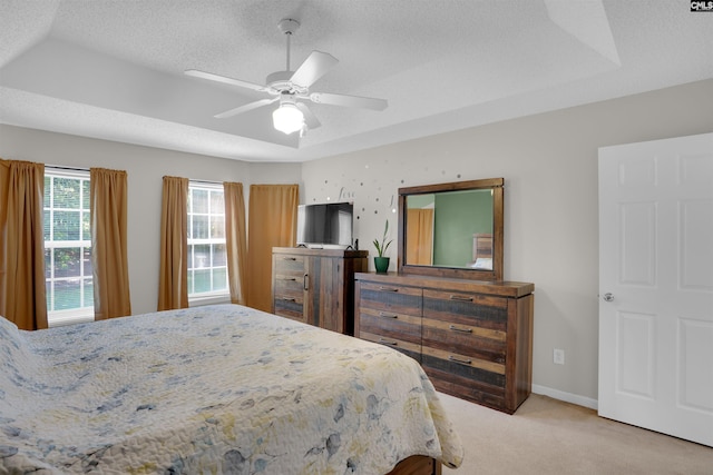 316 Founders Ridge Rd, Columbia, SC 29229 - bedroom featuring light carpet, a textured ceiling, and ceiling fan