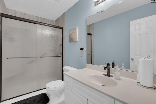 316 Founders Ridge Rd, Columbia, SC 29229 - full bath featuring a stall shower, vanity, and a textured ceiling