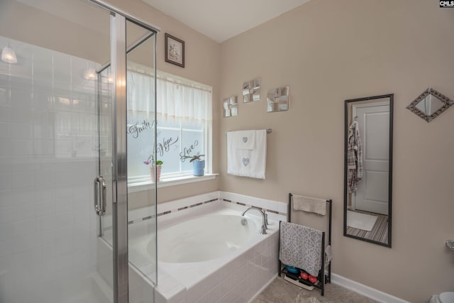 532 Ariel Cir, Lexington, SC 29072 - full bathroom with a shower stall and a garden tub