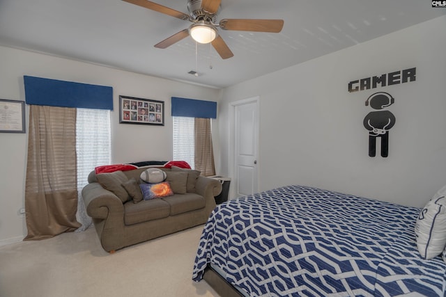 532 Ariel Cir, Lexington, SC 29072 - bedroom with carpet flooring and a ceiling fan