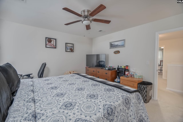532 Ariel Cir, Lexington, SC 29072 - bedroom with carpet and ceiling fan