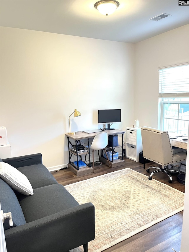 1324 Tamarind Ln, Chapin, SC 29036 - home office with wood finished floors and baseboards