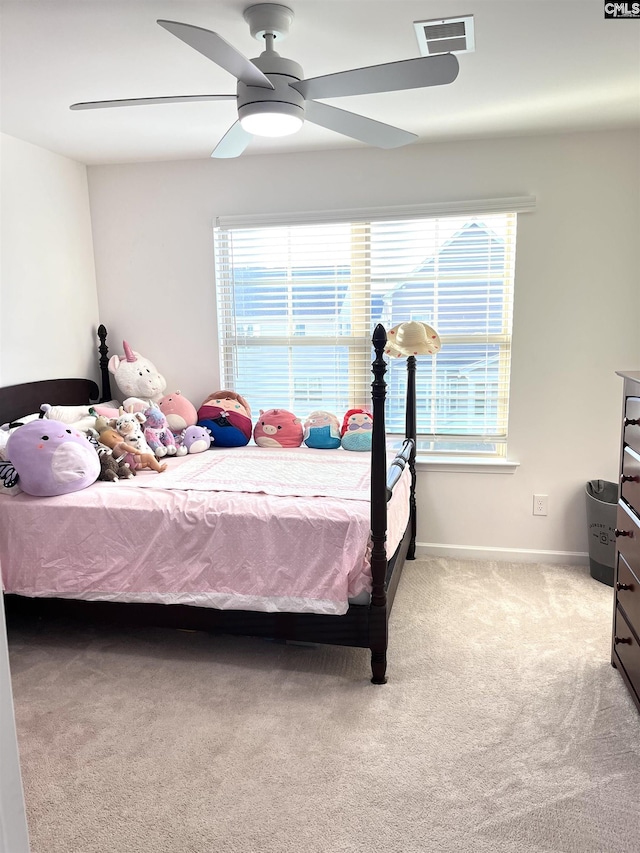 1324 Tamarind Ln, Chapin, SC 29036 - carpeted bedroom with baseboards and ceiling fan