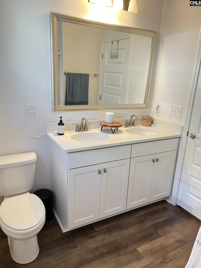 1324 Tamarind Ln, Chapin, SC 29036 - bathroom featuring double vanity and wood finished floors