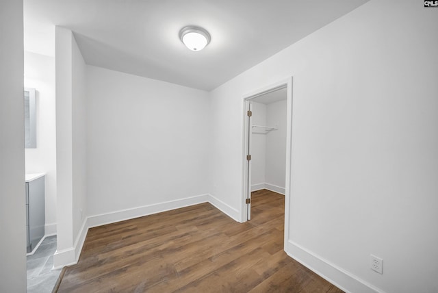 1005 D Ave, West Columbia, SC 29169 - empty room featuring wood finished floors and baseboards