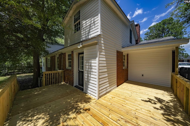 1005 D Ave, West Columbia, SC 29169 - view of wooden terrace