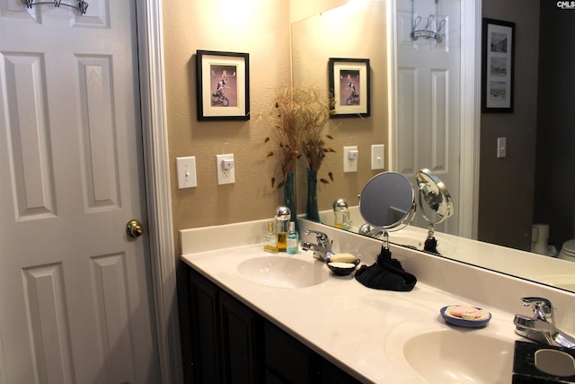 499 Woodhouse Loop, Irmo, SC 29063 - bathroom with double vanity and a textured wall