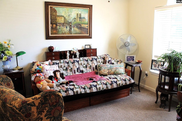 499 Woodhouse Loop, Irmo, SC 29063 - carpeted living area with baseboards