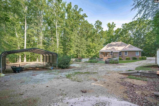 1176 Whippoorwill Rd, Prosperity, SC 29127 - view of yard featuring a carport