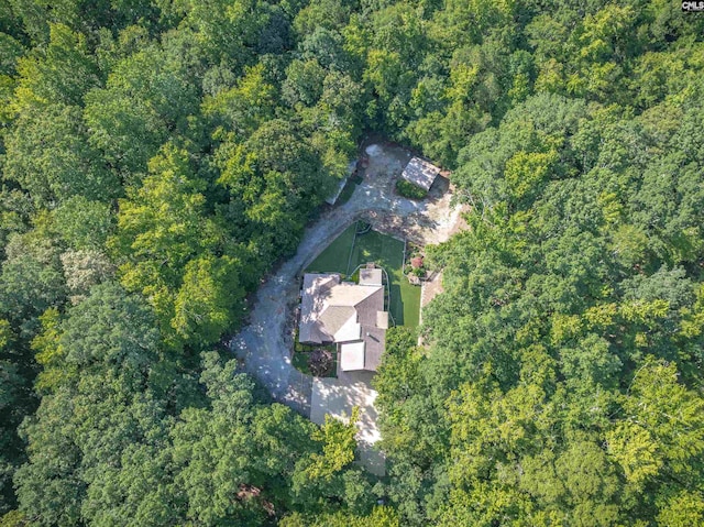 1176 Whippoorwill Rd, Prosperity, SC 29127 - aerial overview of property's location with a heavily wooded area
