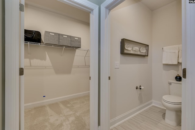 821 Oak Valley Dr, Blythewood, SC 29016 - bathroom with toilet and baseboards