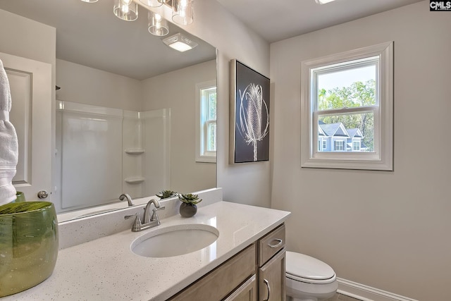 793 Oak Valley Dr, Blythewood, SC 29016 - full bath featuring healthy amount of natural light, vanity, and a shower